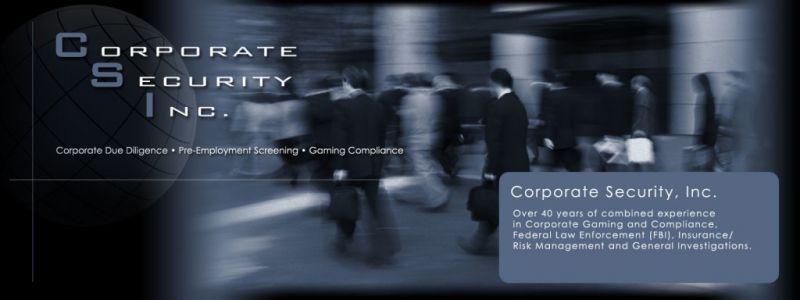 Corporate Security, Inc. — Corporate Due Diligence • Pre ...