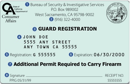 How do I get a California Security Guard Card? | Practical Defense ...