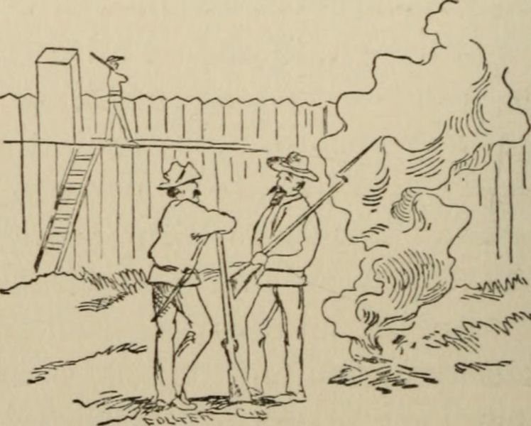 Image from page 311 of "Prisoners of war and military prisons; personal narratives of experience in the prisons at Richmond, Danville, Macon, Andersonville, Savannah, Millen, Charleston, and Columbia ... With a list of officers who were prisoners of war f