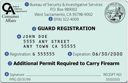 California Guard Card Requirements | Security Guard Training ...