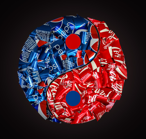Yin Yang - Coca Cola & Pepsi Cola - Coke