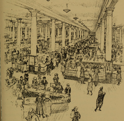 Image from page 144 of "The romance of a great store" (1922)