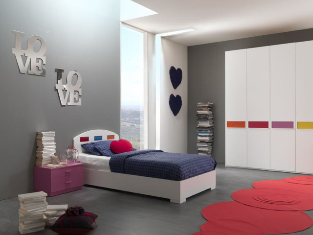 Mazzali: children and teenagers bedrooms