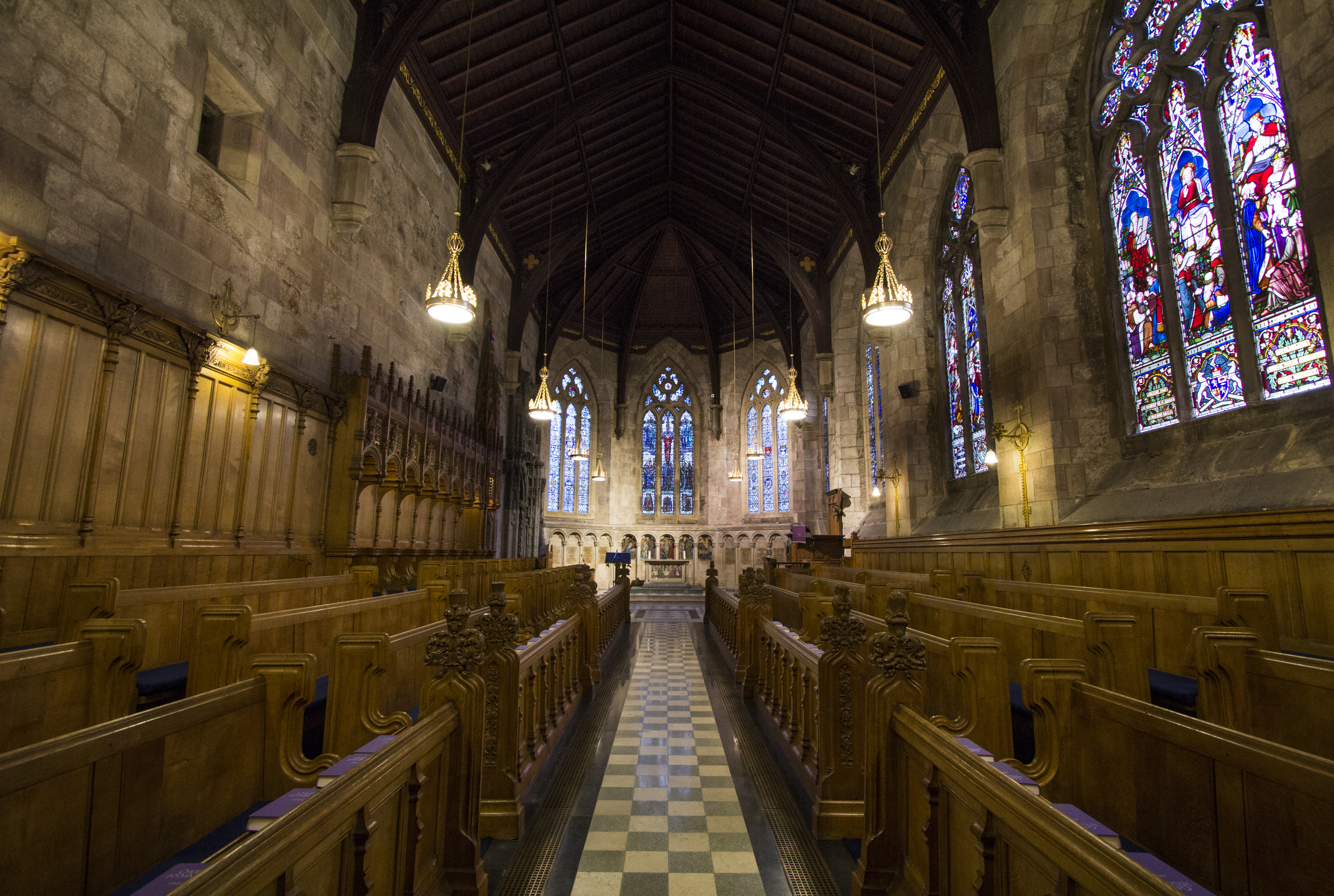 Inside St Salvator's Chapel