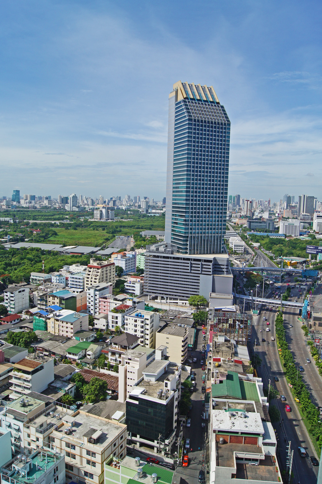 Cyberworld Tower on Ratchada Road, Bangkok, Thailand