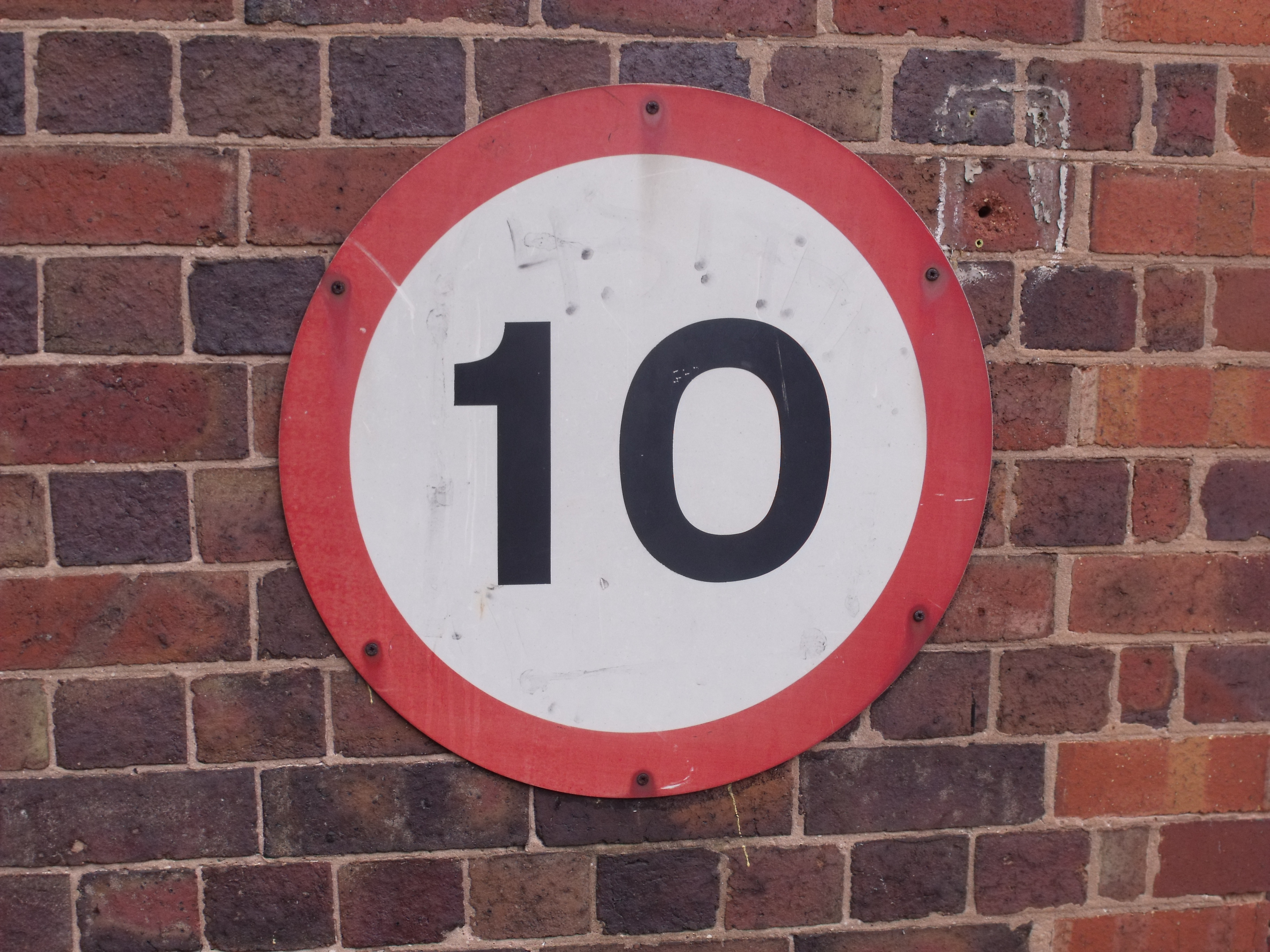 Gun Barrel Proof House, Banbury Street, Digbeth - 10 mph sign