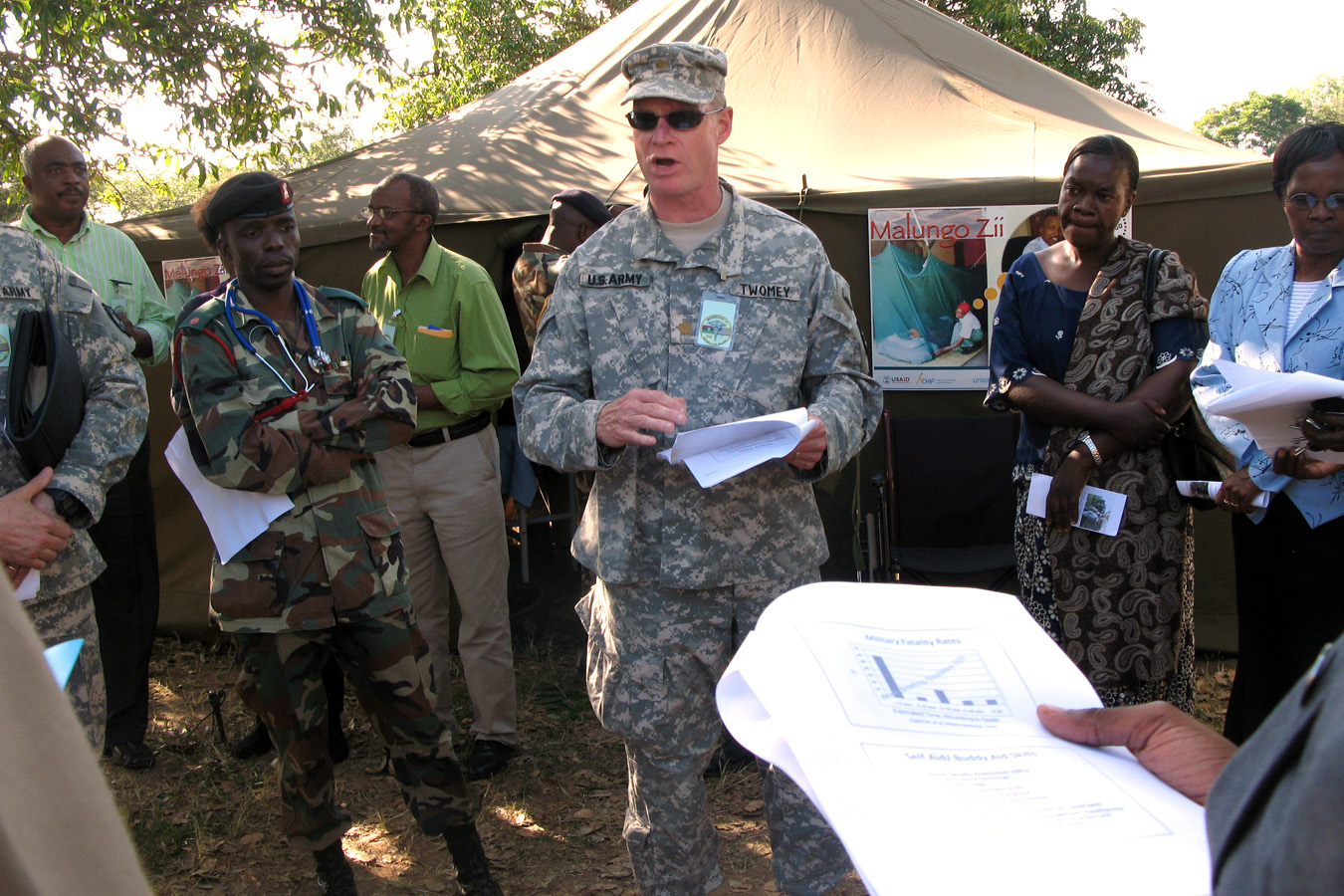 MEDREACH 11, Soldiers share CLS, Malawi, May 2011