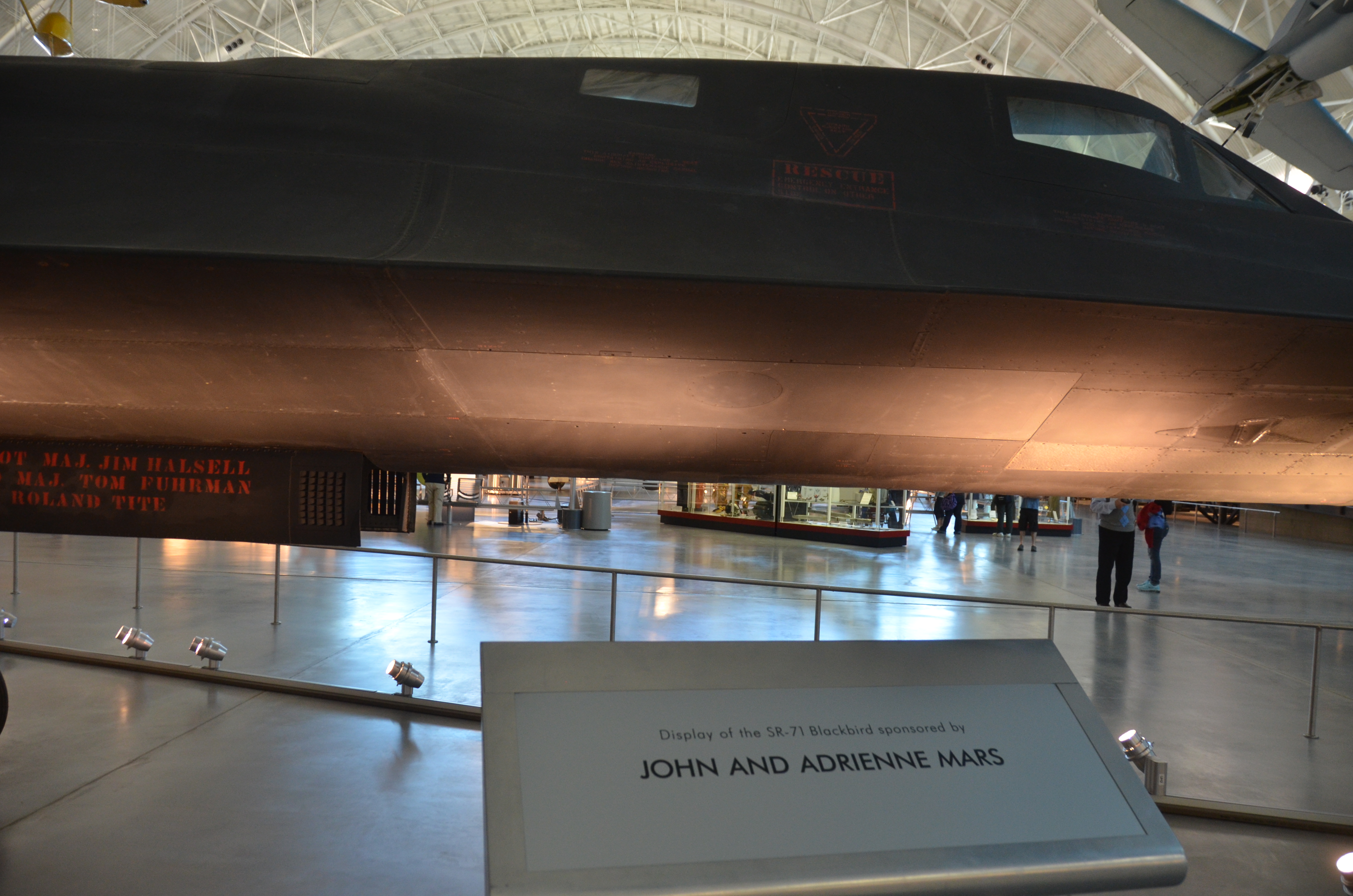 Steven F. Udvar-Hazy Center: SR-71 Blackbird (starboard profile)