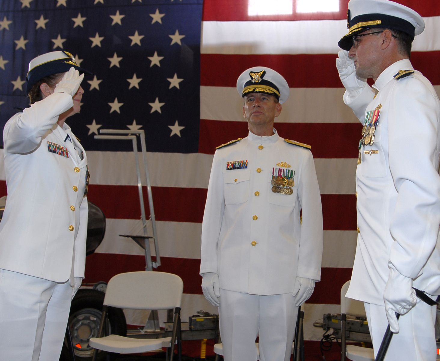 Coast Guard Port Security Unit 312 holds change of command ceremony