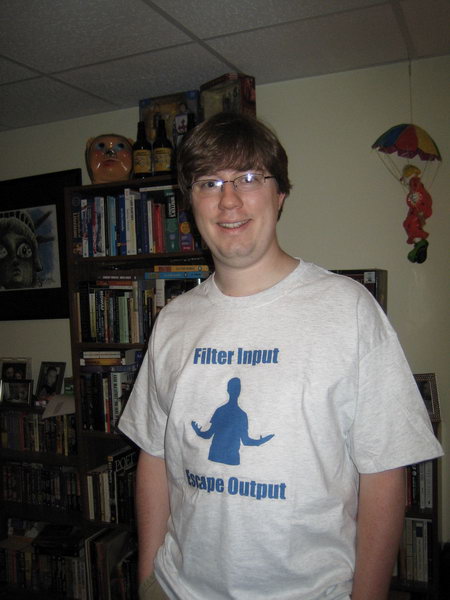 Filter Input, Escape Output T-Shirt