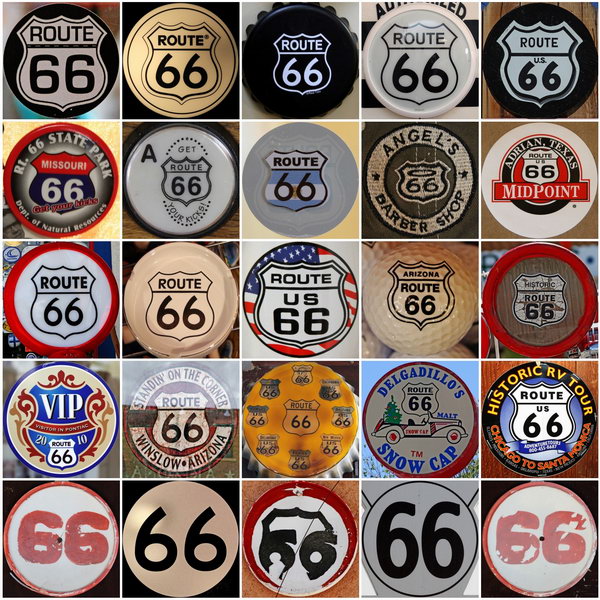 ROUTE 66 squircles