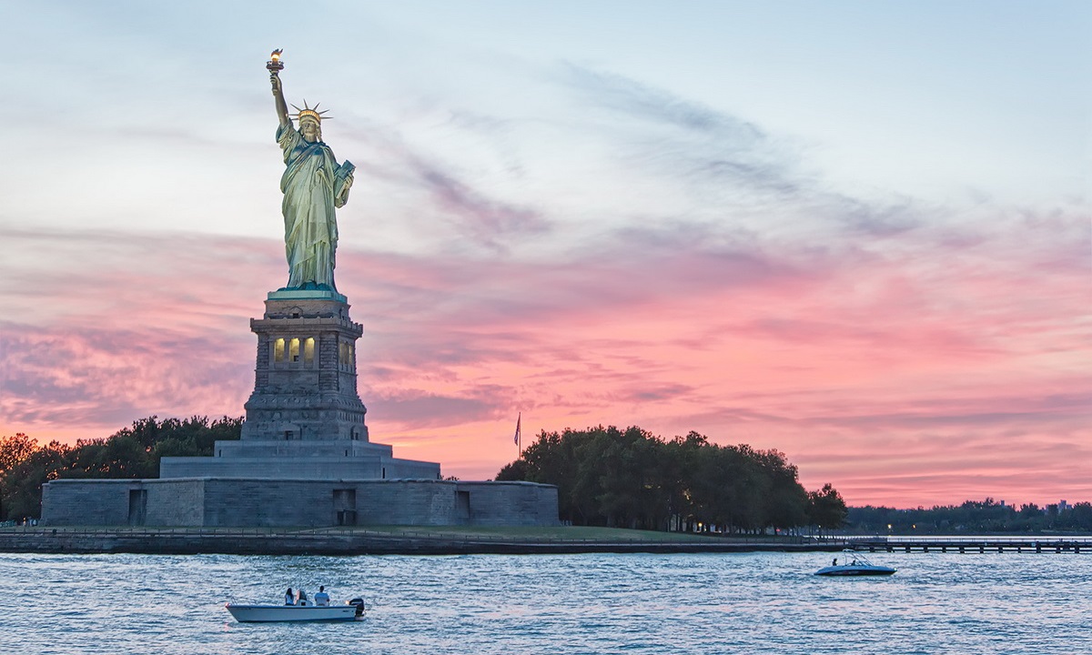 Statue of Liberty  - New York City - Sunset