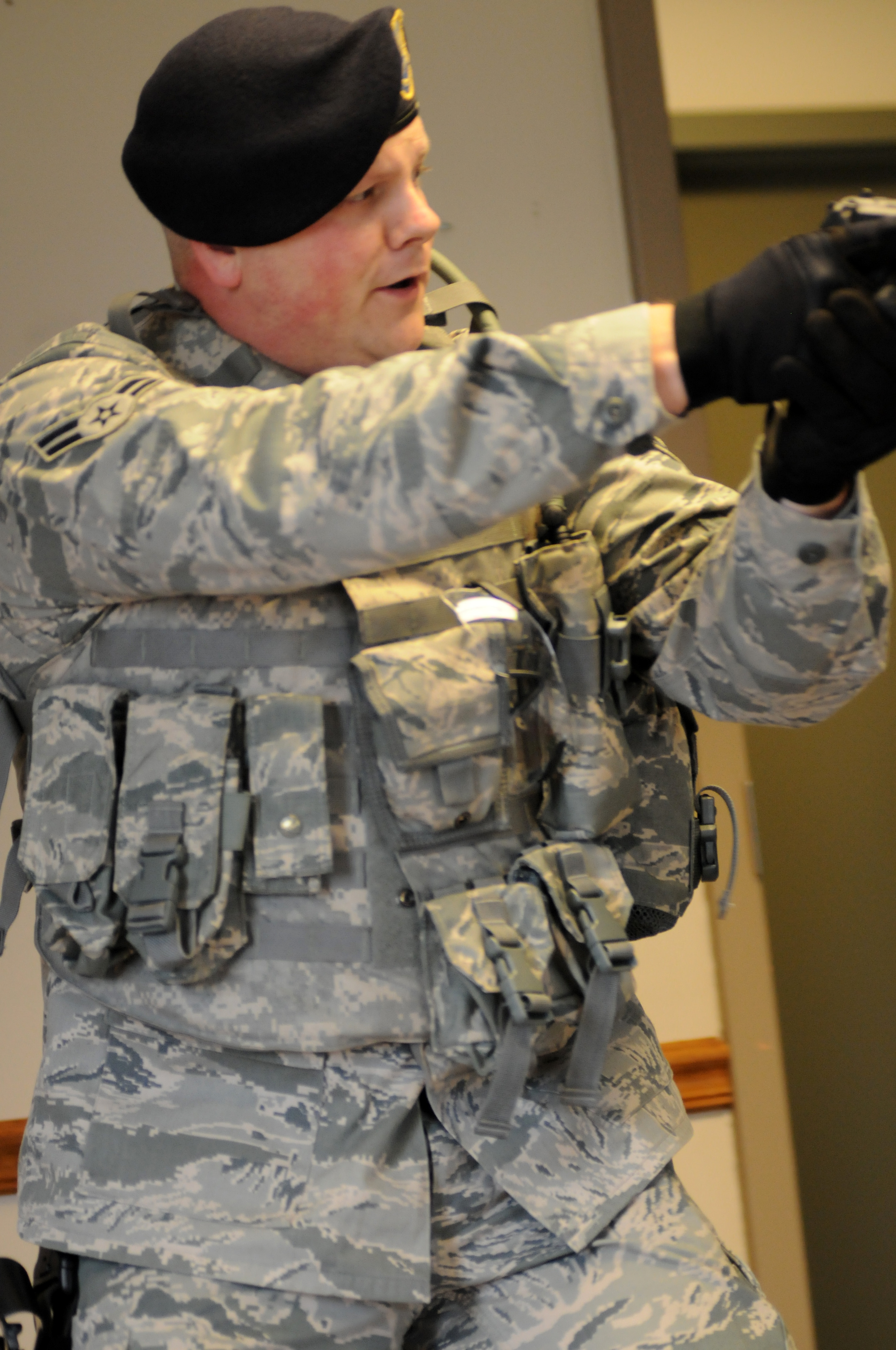 Air National Guard Security Forces conduct Active Shooter Training
