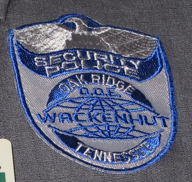 Oak Ridge Wackenhut DOE Security Police Patch
