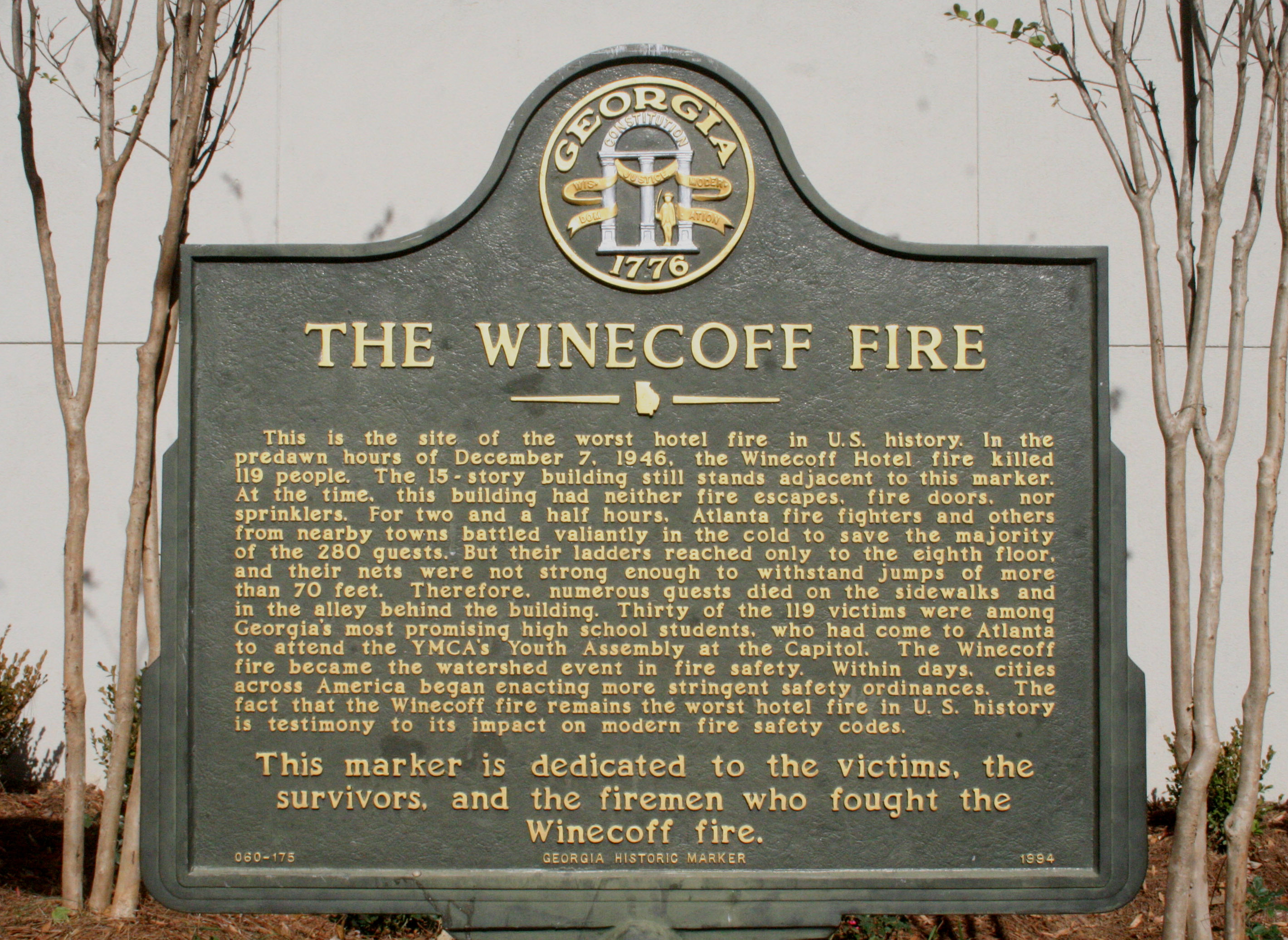 The Winecoff Hotel (and fire)