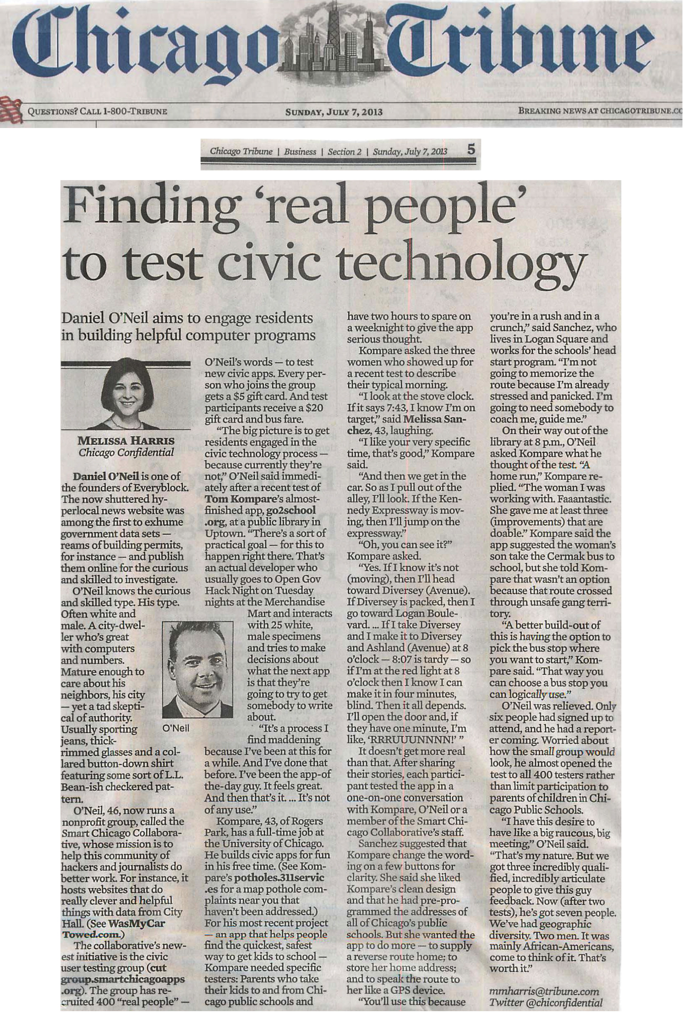 Harris: Finding 'real people' to test civic apps