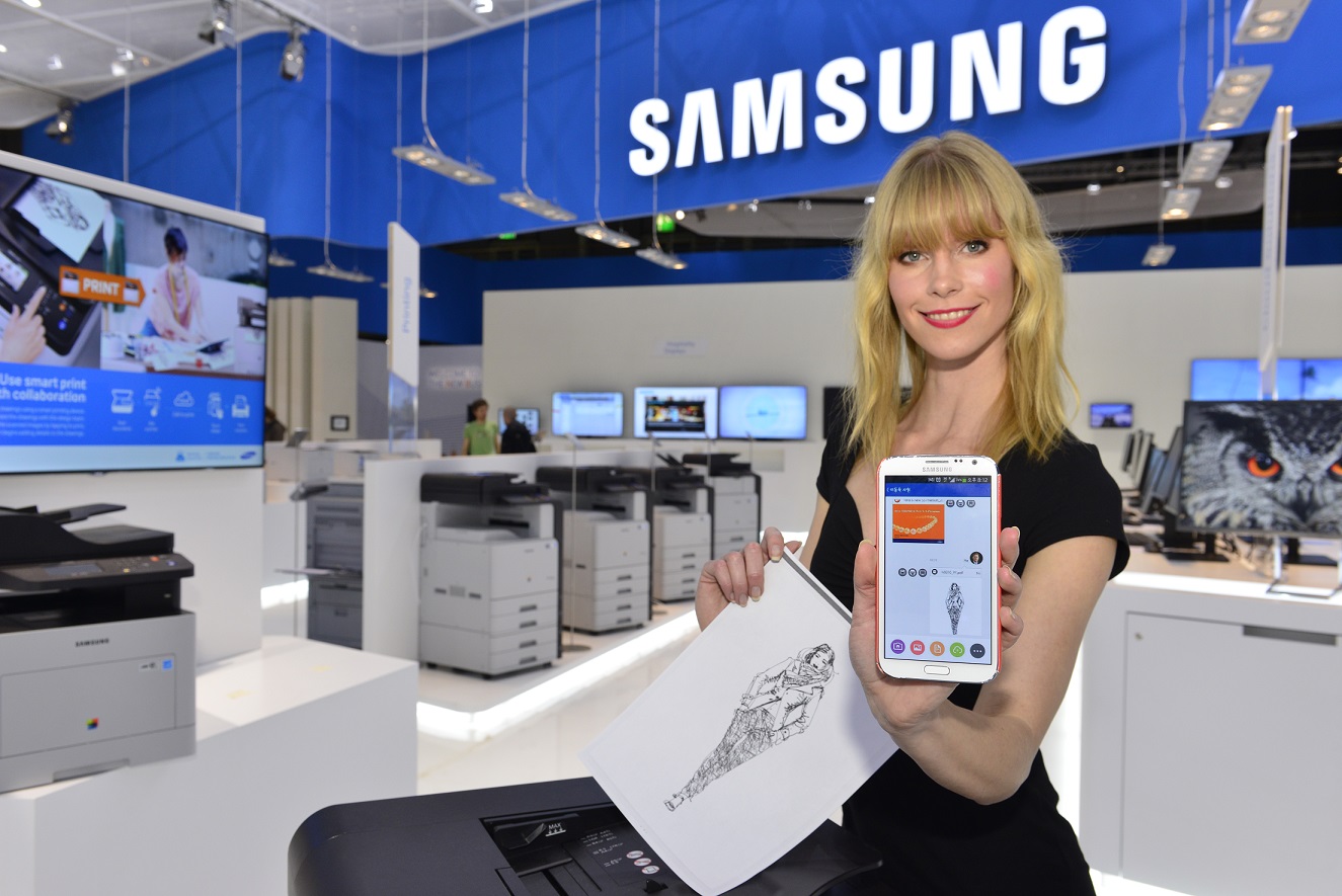 Samsung Electronics Unveiled Samsung Cloud Print Solution at CeBIT 2014