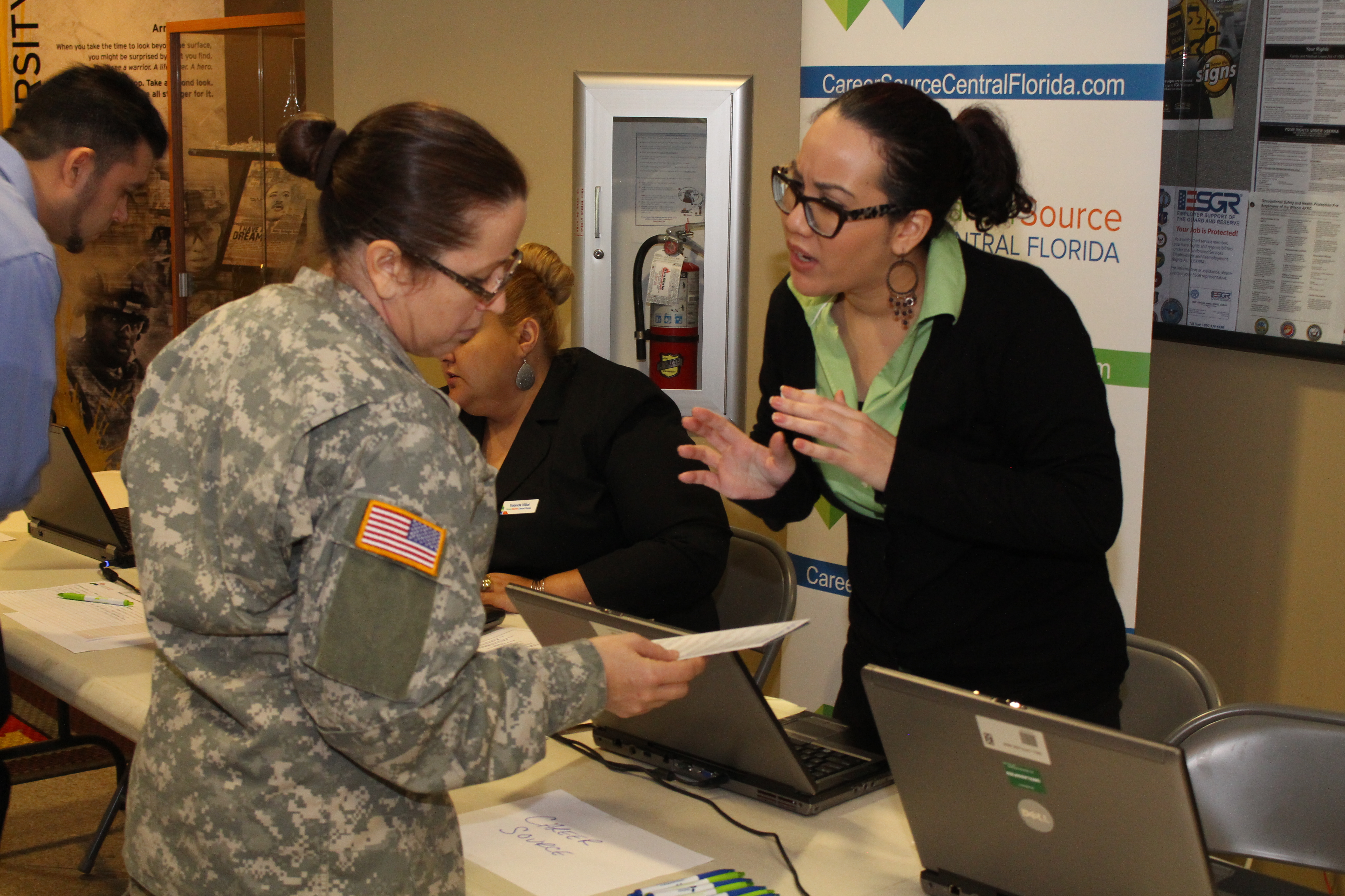 Hiring our heroes: Service members, veterans engage with civilian employers during Veteran Hiring Event