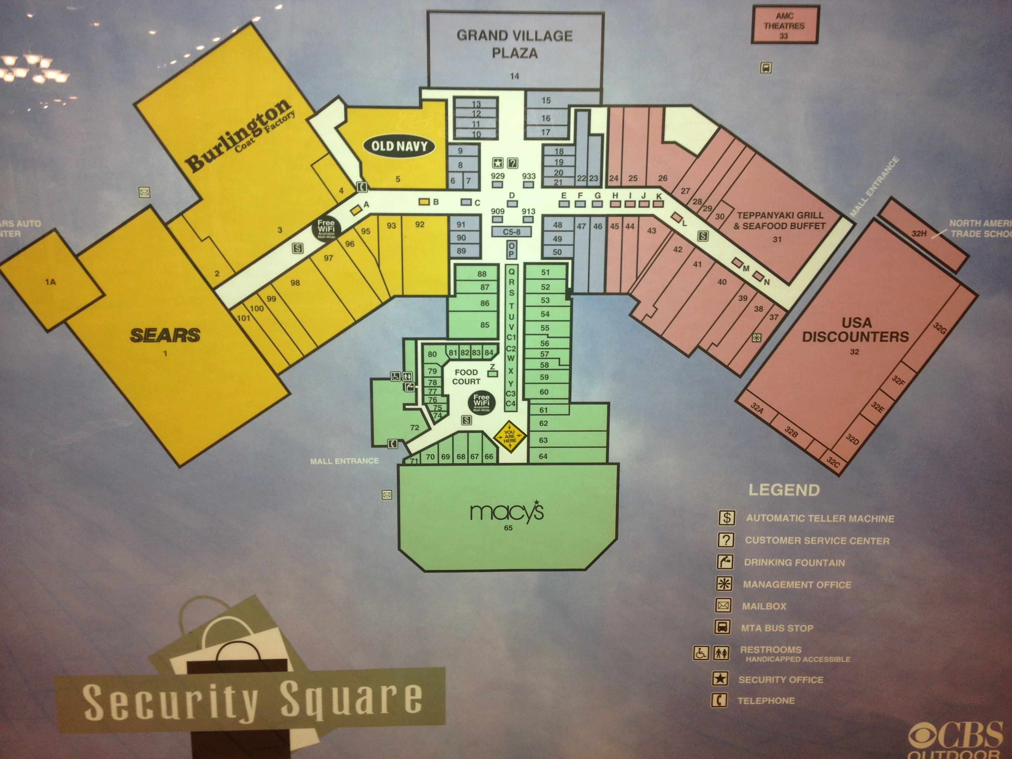 Security Square Mall Directory