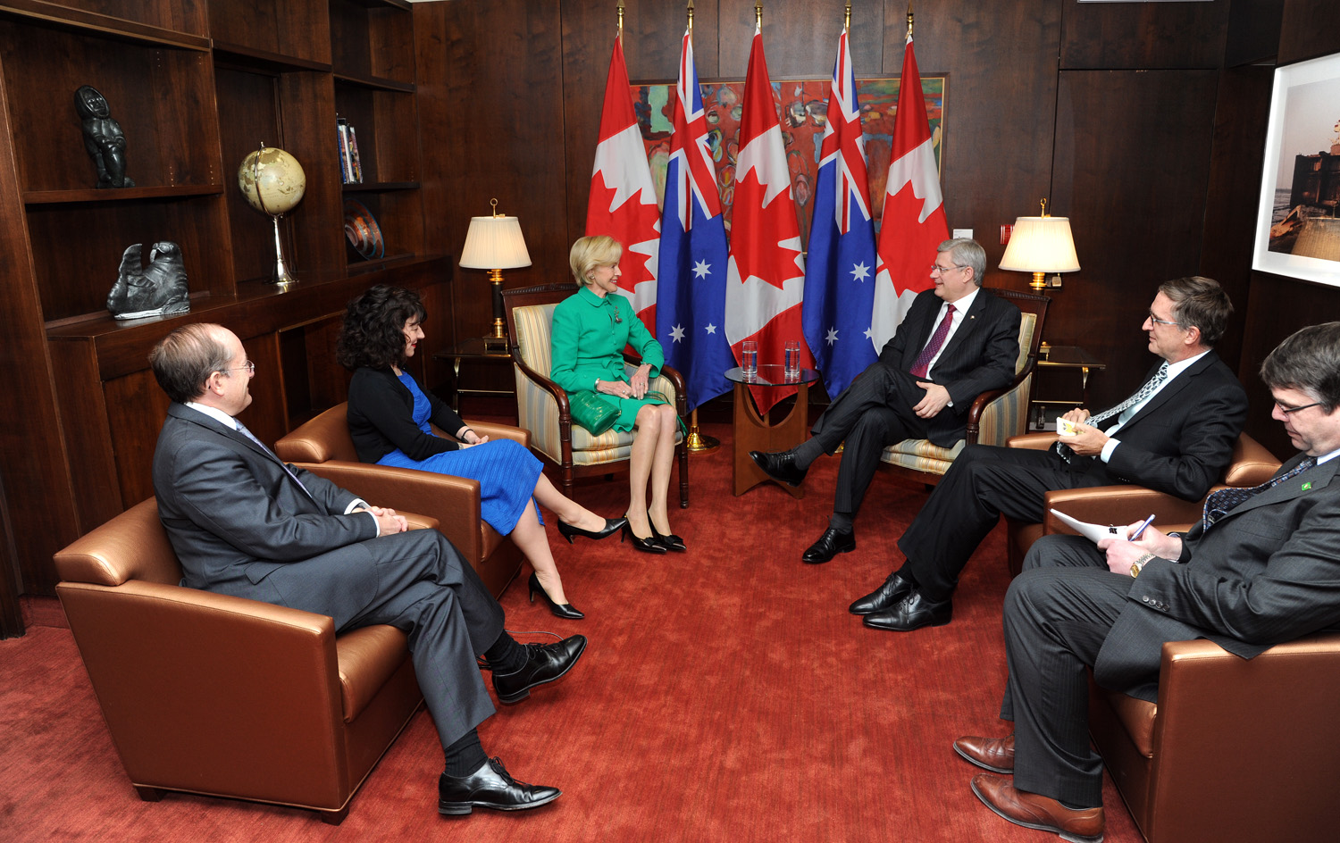The Governor-General meets the Prime Minister of Canada