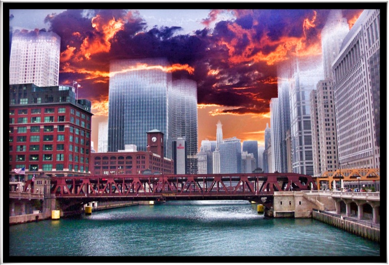 Chicago IL ~ Downtown ~ Chicago River/Bridge