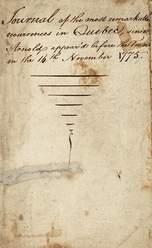 Observations by an American deserter (December 30, 1775)